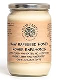 900 g Reiner, Roher Rapshonig – Ungefiltert, Ungeheizt, nicht...