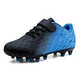 JABASIC Kids Firm Ground Fußballschuhe Jungen Mädchen Sportliche...