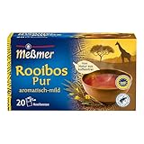 Meßmer Rooibos pur Tee | 20 Teebeutel | Vegan | Glutenfrei | Laktosefrei |...