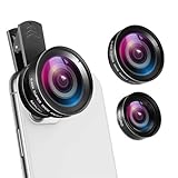 2 in 1 Handy-Kamera-Objektiv 15X Makro-Objektiv & 0,45X HD...