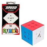 Rubik's - Speed Cube 3x3, original Ultra-leichtgängiger Zauberwürfel mit...
