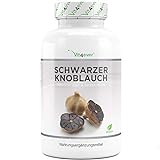Schwarzer Knoblauch 15:1 Extrakt - 180 Kapseln mit 750 mg - Premium: Mit...