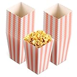 BEBEMOKO 48 Stück Popcorn Boxen Pommes Frites Halter Und Leckerli Beutel...