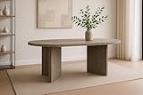 SAM Esszimmertisch Ovi | 160 x 90 cm | Holz Graue-Optik | Tischplatte 40mm...