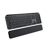 Logitech MX Keys S Plus kabellose Tastatur, Low Profile, Fluid Quiet...