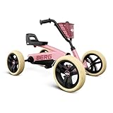 BERG Buzzy Pink Go-Kart für Kinder ab 2 Jahren, Rosa Tretfahrzeug Kettcar,...