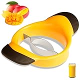 Mangoschneider, Mango Slicer, mit Ergonomischem Gummigriff, Einfach...