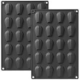 YXHZVON 2 Stücke Madeleine Backformen, 20 Hohlräume Mini Silikon...