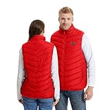 Beheizbare Weste Damen Und Herren mit 3 Einstellbar Temperatur...
