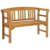 LLEZKBR Furniture Select-Gartenbank 114 cm Akazienholz massiv