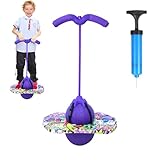 Pogo Stick für Kinder, Hüpfball mit Griff, Hüpfstange Erwachsene, 100 kg...