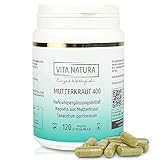 VITA NATURA Mutterkraut 400 - BIO Kapseln - Mutterkraut hoch dosiert -...