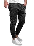 Elegancity Cargohose Herren Lang Casual Jogginghose Stretch Chino Hose...