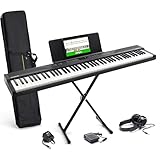 Alesis Keyboard E-Piano mit 88 Tasten, 480 Sounds, Lautsprechern, USB-MIDI,...