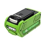 40V 6000mAh Ersatzakku für GreenWorks Akku Kompatibel mit 29462 29472...