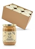 KoRo - Mandelmus Braun 6x 500 g - 100% Mandeln ohne Zucker und Salz - Nuss...