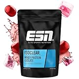 ESN ISOCLEAR Whey Isolate Protein Pulver, 1000g, Fresh Cherry, Proteinlimo...