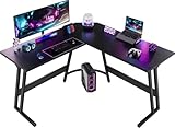 Devoko Gaming Tisch, Computertisch,Eckschreibtisch,Schreibtisch L...