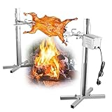 LYFDPN 45-Zoll-Edelstahl-Elektro-BBQ-Rotisserie-Grill-Set, großer...