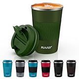 Tlater Kaffeebecher to Go, 13oz/380ml Thermobecher Kaffee to Go mit Deckel...