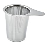 NOLITOY Edelstahl Teefilter Doppelgriff Feines Sieb für Chinesische Tee...