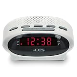 iCES ICR-210 Radiowecker - Radiowecker mit 2 Stunden Weckzeit - PLL FM -...