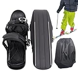 TyCylKu Skiskates – verstellbarer Schneeschuh für Damen | rutschfeste...