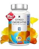 10-in-1 Phosphatidylserin (PS) Ginkgo Gedächtnis Hochdosiert Komplex...