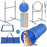 Sonnewelt Agility Set Hunde, 5-teiliges Set Agility-Ausrüstung für Hunde,...