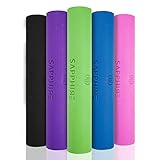 Sapphire Yogamatte, 6 mm dick, PVC-Schaumstoff, rutschfeste Yogamatten mit...