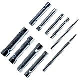 EnxJire Rohrsteckschlüsselsatz 10 STÜCKE 6-22mm Metrische...
