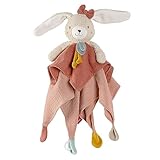 Fehn Schmusetuch Hase fehnNATUR - Spielkamerad & Stofftier-Schnuffeltuch...