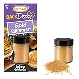 Günthart BackDecor Gold Puder 7 g Goldstaub mit Glitzereffekt, essbarer...