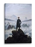 Printed Paintings Leinwand (40x60cm): Caspar David Friedrich - Wanderer...
