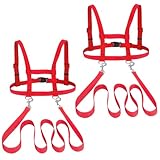 2 Stück Pferdeleine zum Spielen für Kinder, Verstellbar Pferdegeschirr...