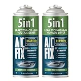 AC FIX 5in1 - Kältemittel R134a x 2 470 g für Auto Klimaanlage mit Öl,...