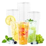 LOTMOFUN 50 Stück Partybecher Set, Plastikbecher 0,4l, Bruchsichere...