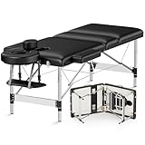 Brelley Mobile Massageliege klappbar mit 3 Zonen und 70 cm Upgrade-Breite,...