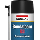 Soudal Soudafoam B3, 750ml einkomponentiger Polyurethanschaum,...