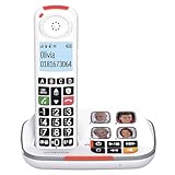 SWISSVOICE - Xtra 2355 - DECT - Schnurloses Festnetztelefon - Große Tasten...