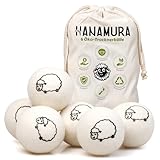 Hanamura Trocknerbälle für Wäschetrockner - 6er-Satz aus 100%...