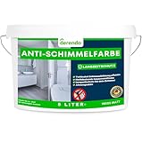 derendo Anti Schimmel Farbe weiß innen 5 Liter Wandfarbe weiß gegen...