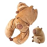 Reise-Nackenkissen – Plüschiges Capybara ¦ Schlafkissen zur...