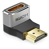 deleyCON HDMI Adapter Kupplung Verbinder 90° Winkel 8K@60Hz / 4K@120Hz UHD...