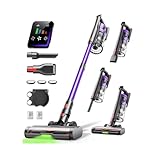 Powerffy Akku Staubsauger 600W/50KPa/65Min, Staubsauger Kabellos mit...