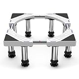 DEWEL 8 Untergestell für Kühlschrank Sockel,Höhe 18-20cm,Verstellbare...