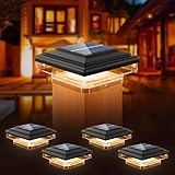 kefflum 4 Stück Solar Pfostenkappe 7x7 8x8 9x9 10x10 Solar Pfostenkappen...