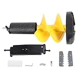 ViaGasaFamido Eisbohrer-Auger, 8 Zoll Durchmesser Schnur Lose Eis-Auger-Bit...