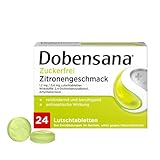 Dobensana Zuckerfrei Zitronengeschmack 1,2 mg/ 0,6 mg Lutschtabletten