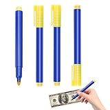 4 Stück Geldscheinsprüfer Stift, Geldscheinprüfer, Prüfstift...